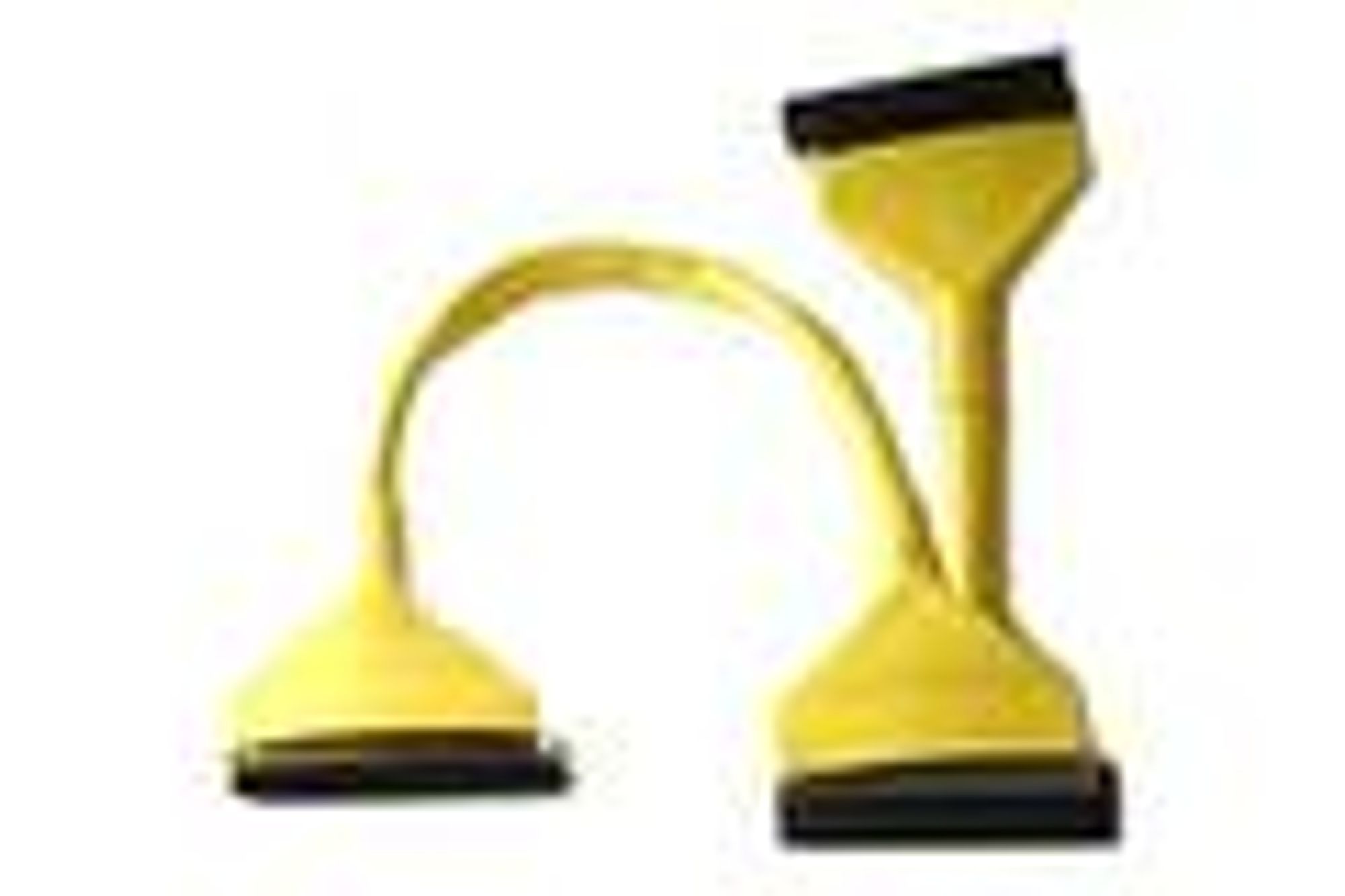 Flatkabel SCSI for 50pins Rund 60cm, Gul