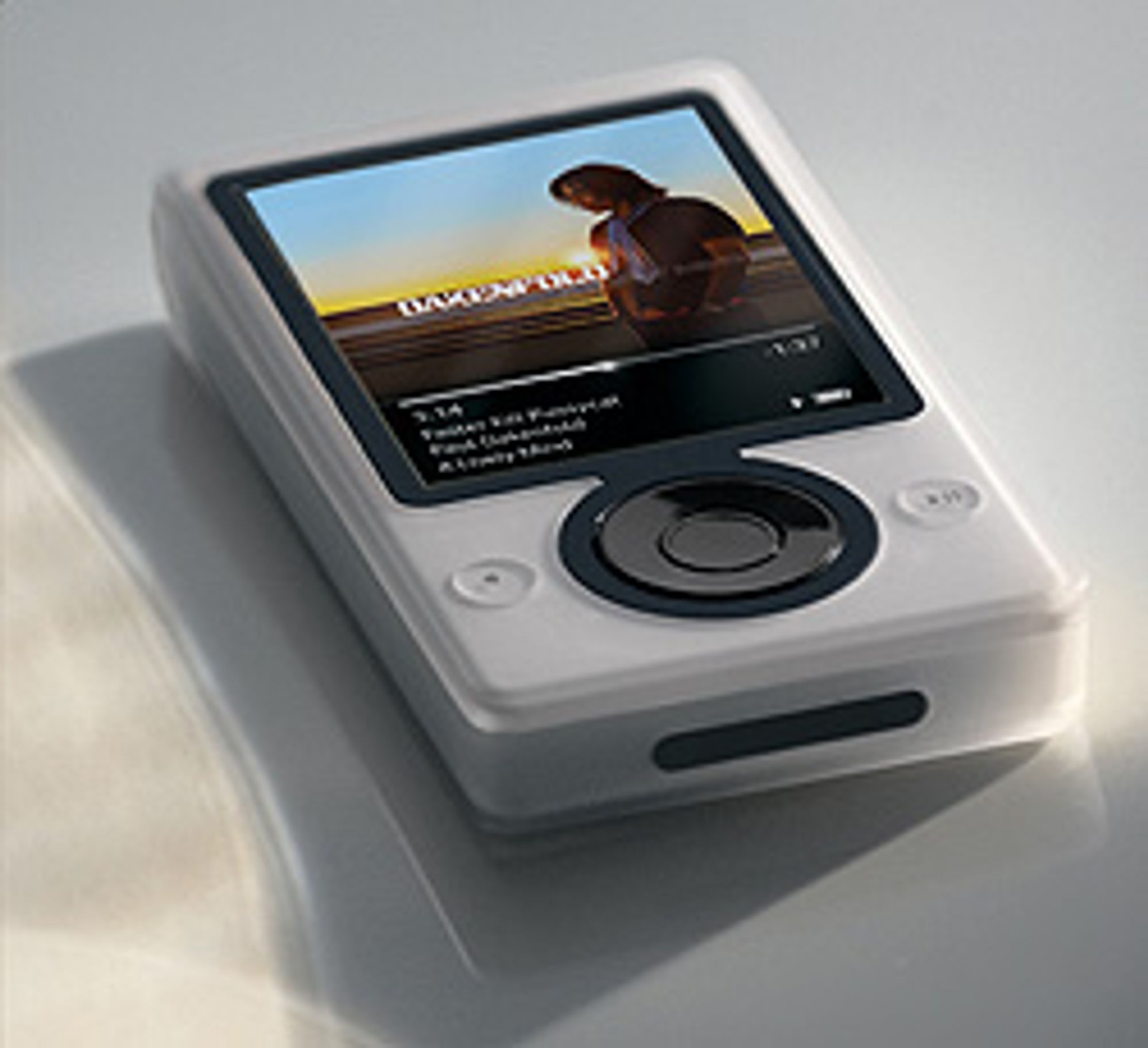Zune 2.0 kommer til å se ut som forgjengeren. Men nykommeren har slanket seg. (Foto: Zune.net)