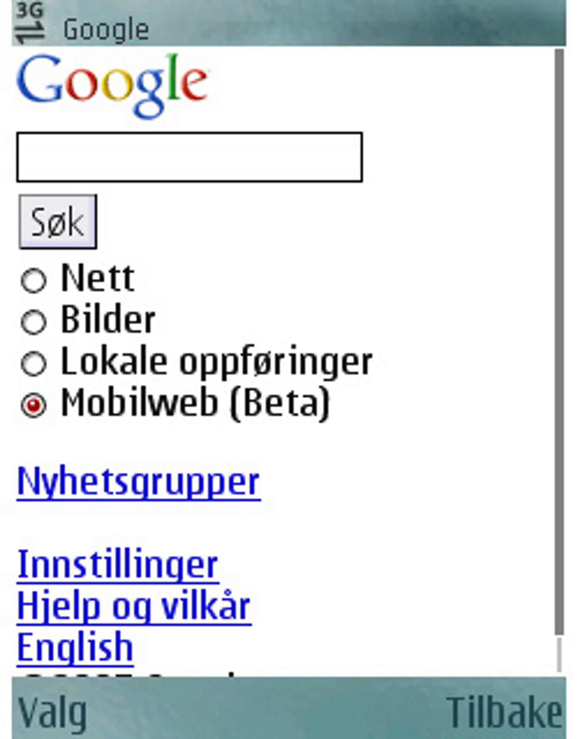 Google er god på fullt nettsøk, men elendig på wap-søk.