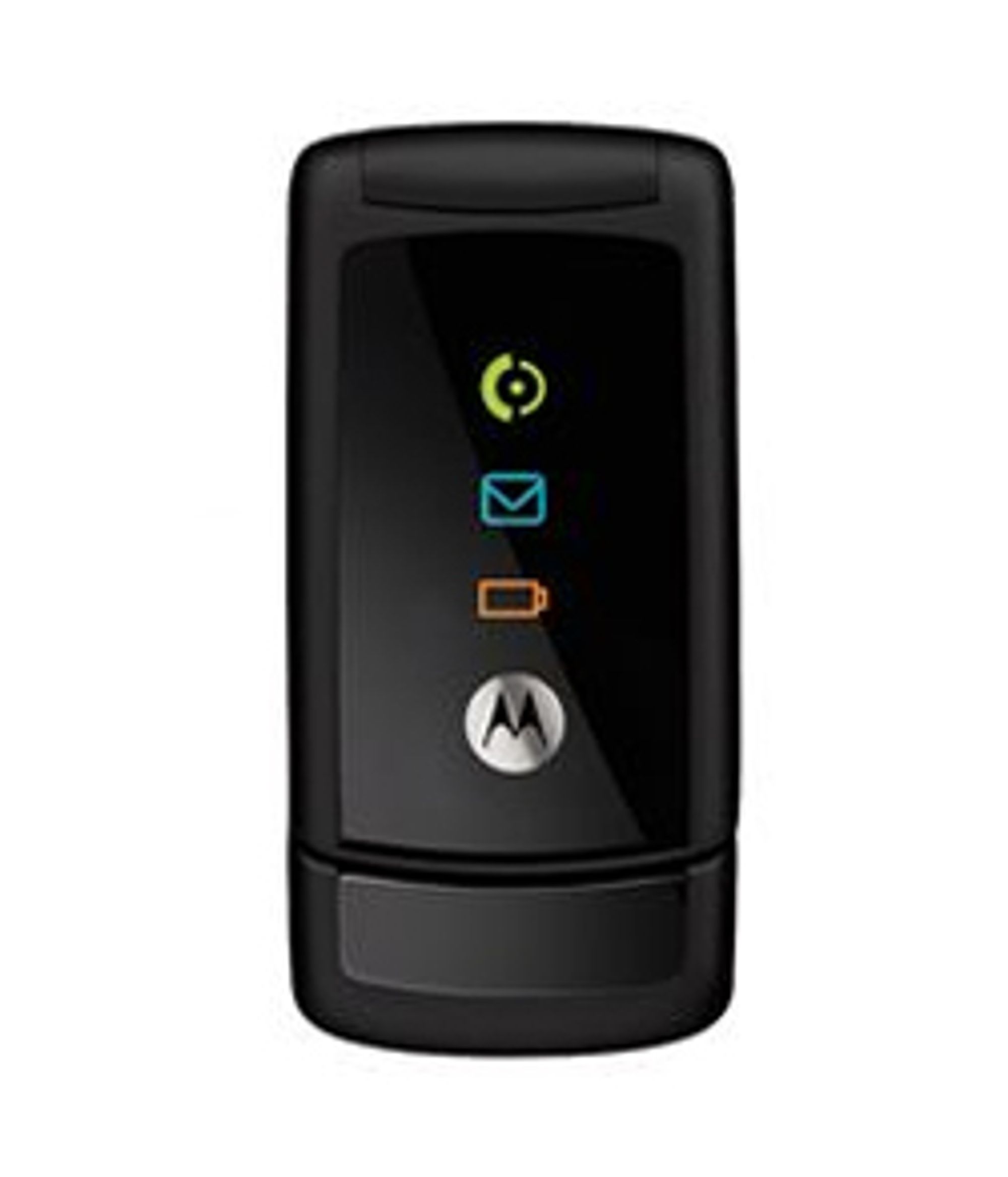 Motorola W220 har ikoner på utsiden av lokket.