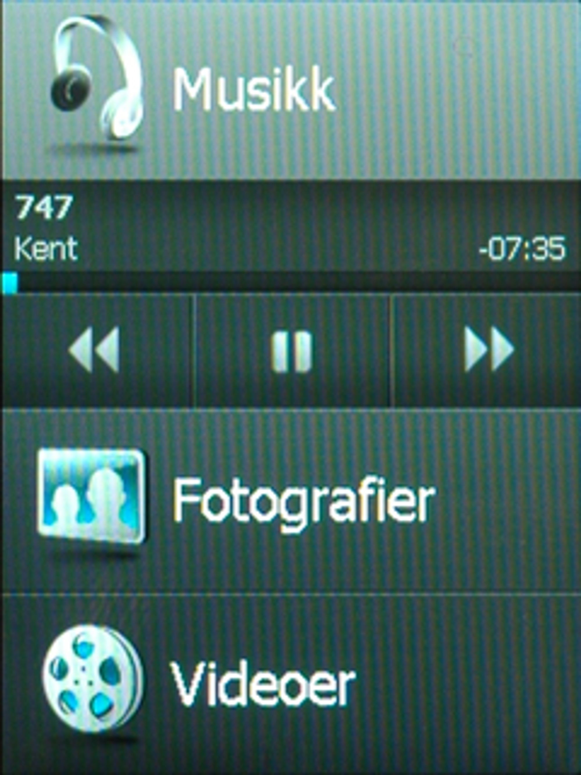 Media-gruppen i Flo-menyen.