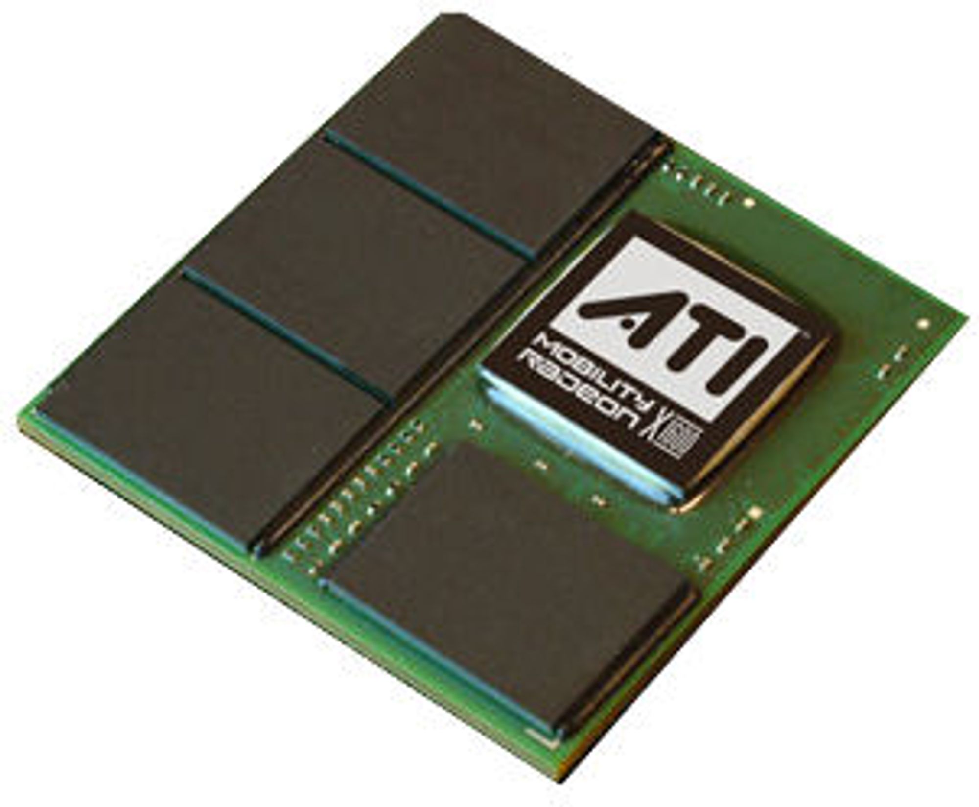 Bildet viser AMD/ATI Mobility Radeon X1600