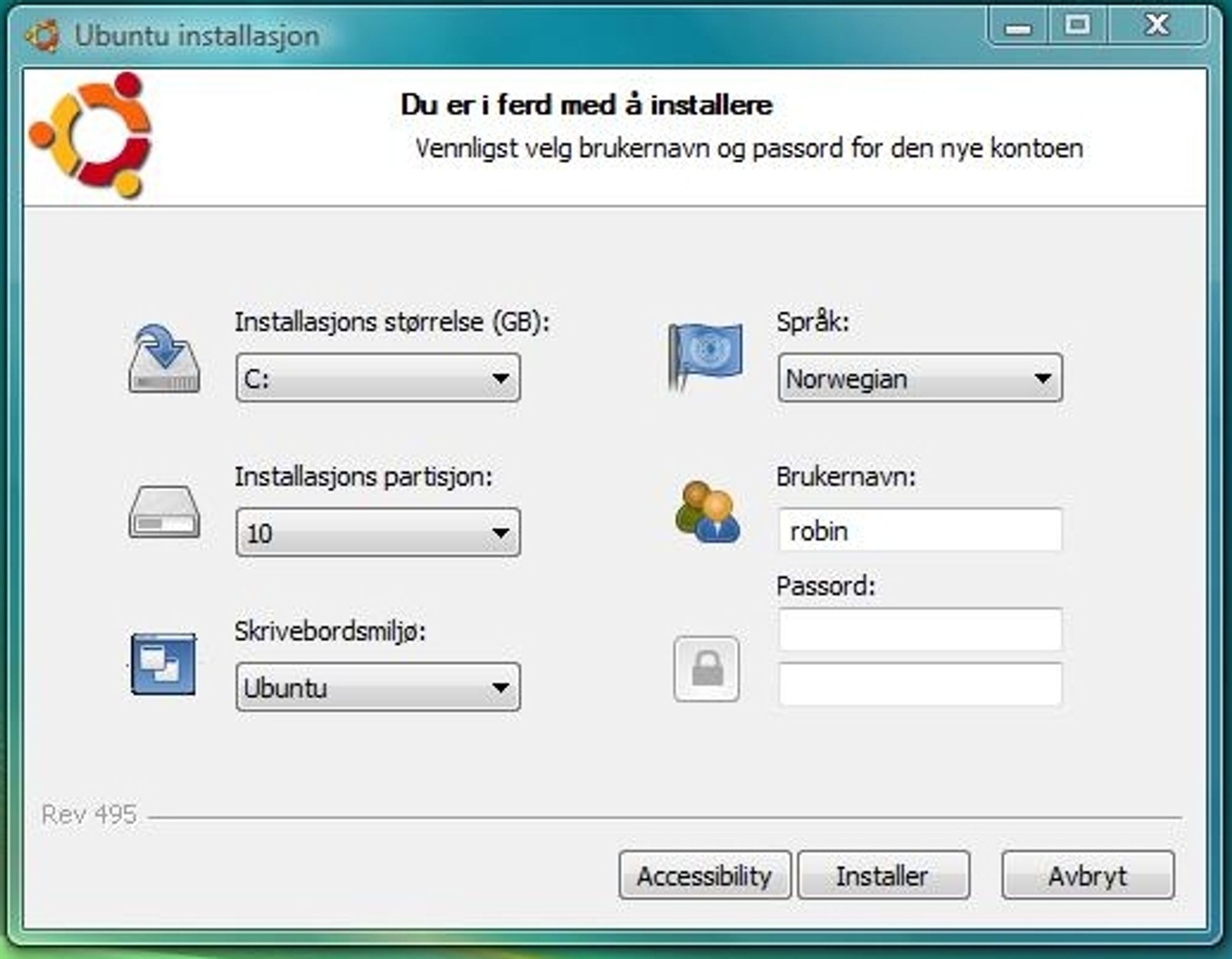 Wubi i Windows Vista