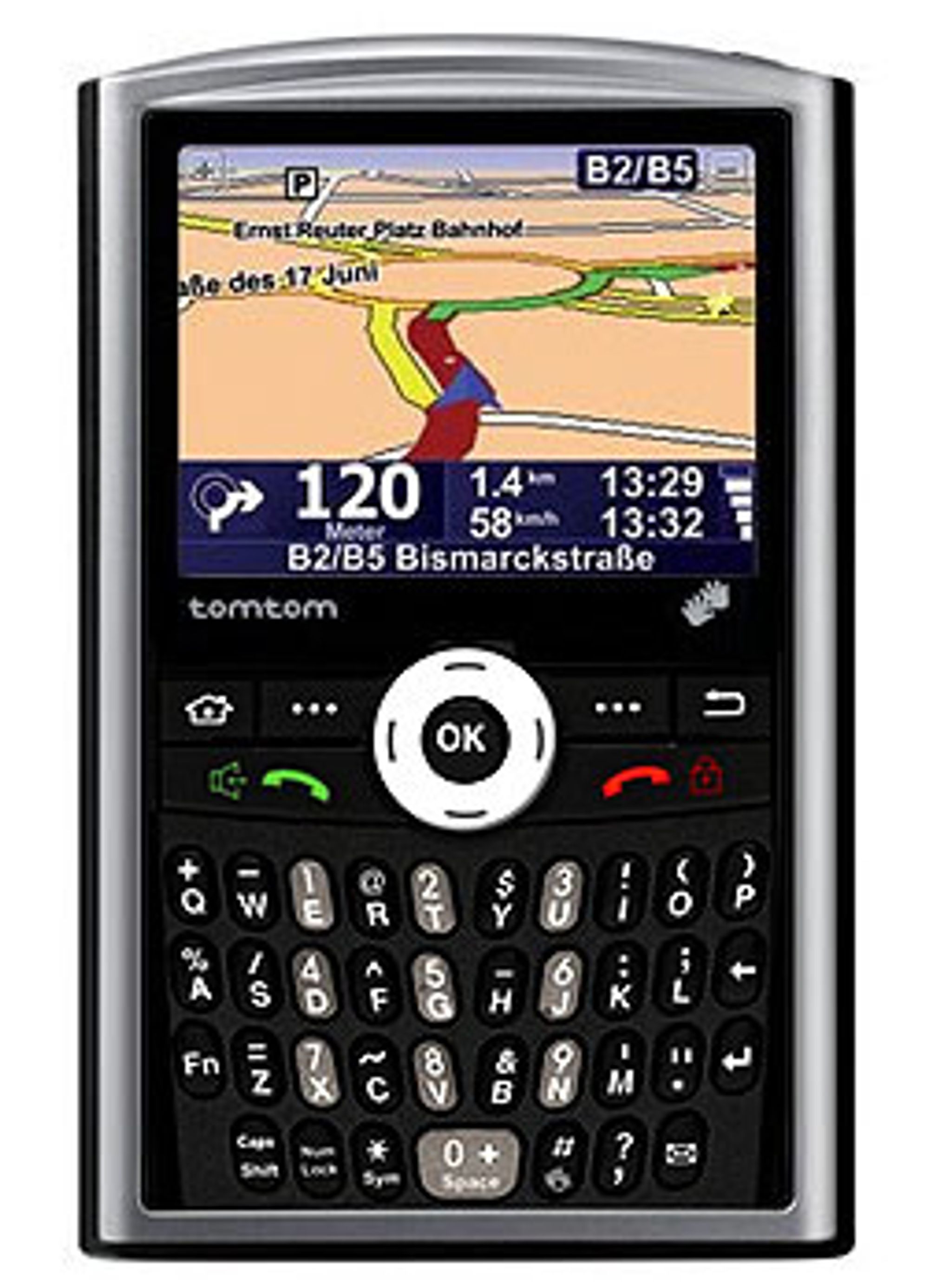 Det ser ikke ut som vi vil se en Tomtom-mobil med det aller første. 