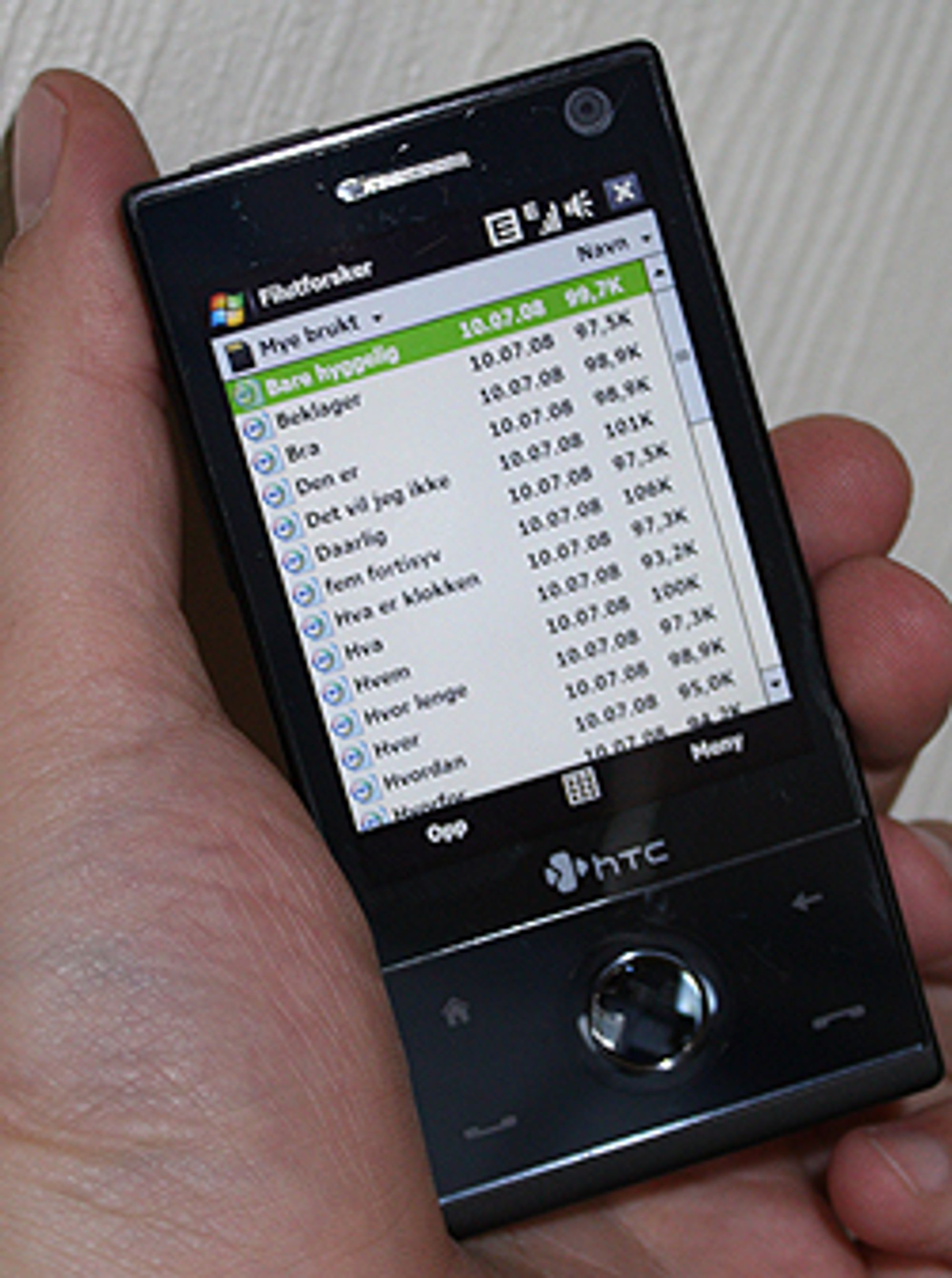 I undermappene finner du frasene som MP3-filer. (Foto: Marius Valle)