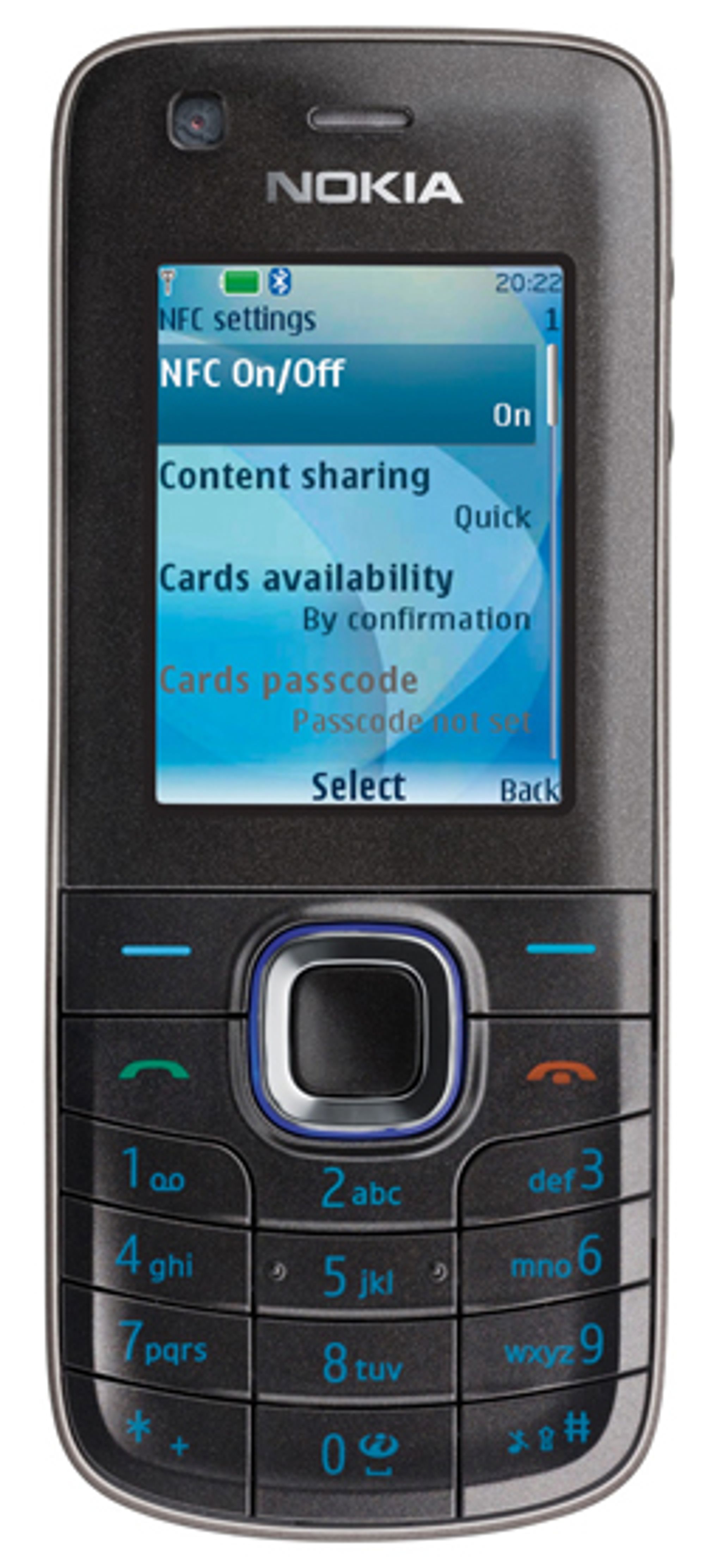 Nokia 6212 støtter mobilbetaling. 