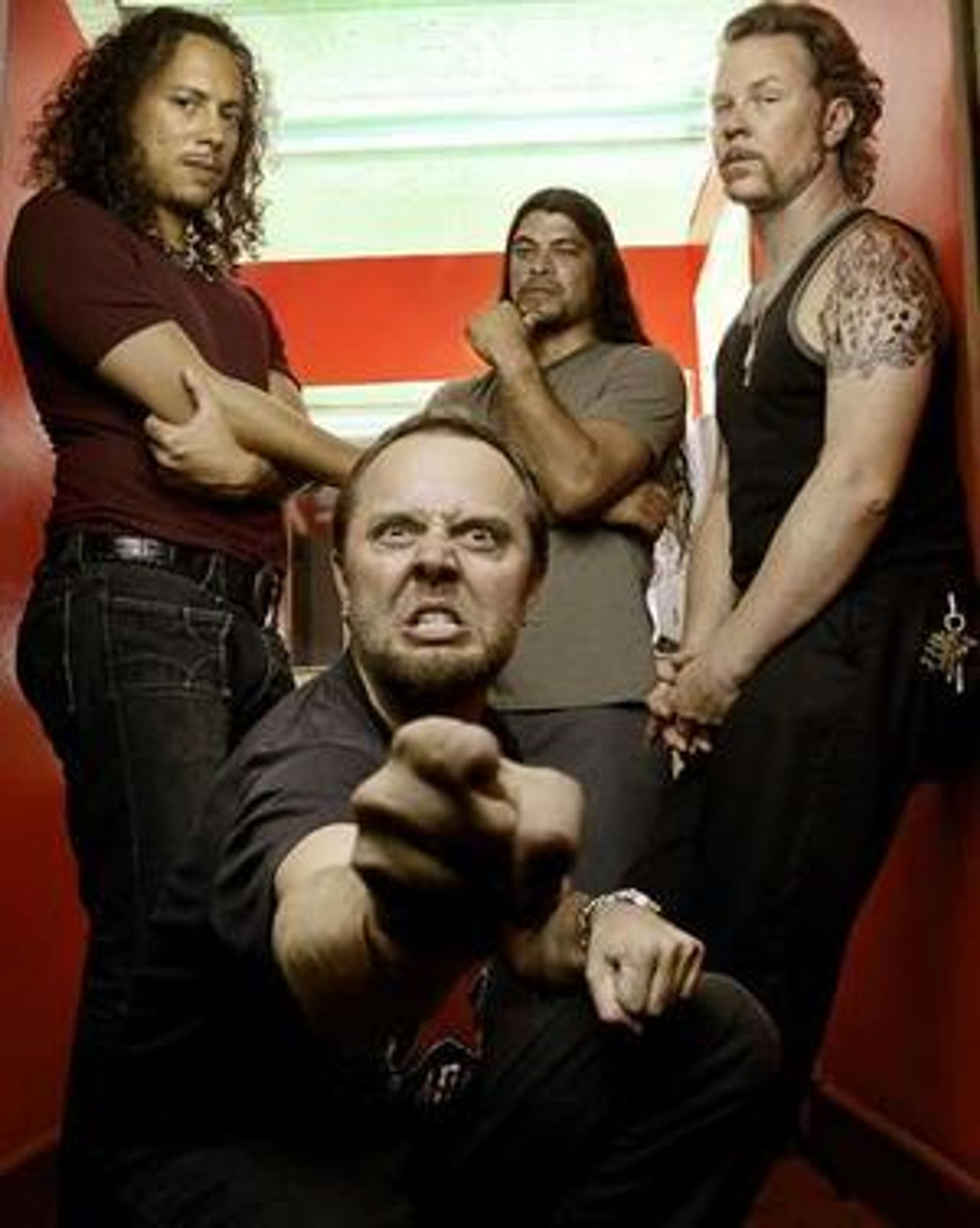 Lars Ulrich spiser fotografer til frokost.