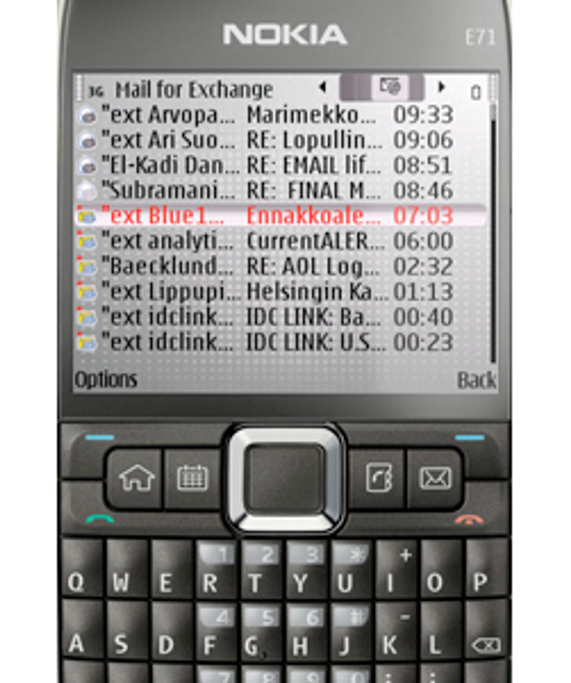 Nokia Mail for Exchange. 