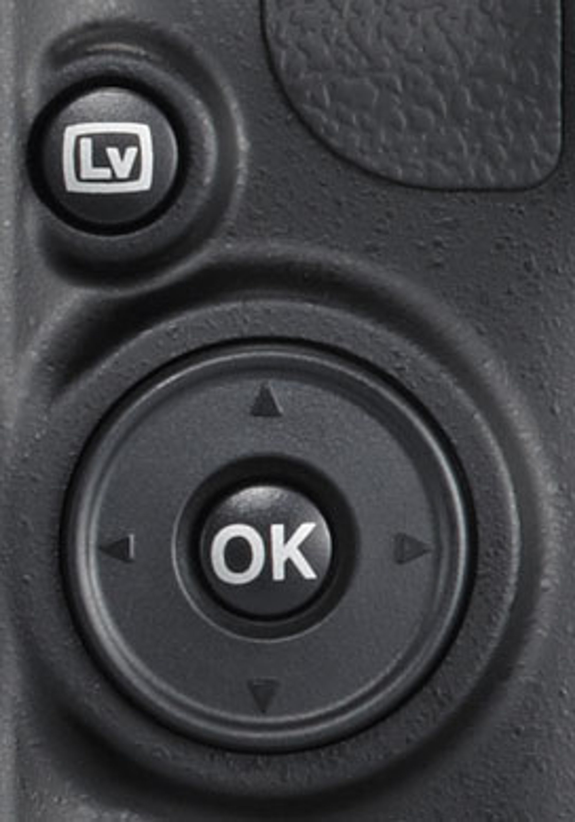 Egen knapp for live-view gjør funksjonen lett tilgjengelig.