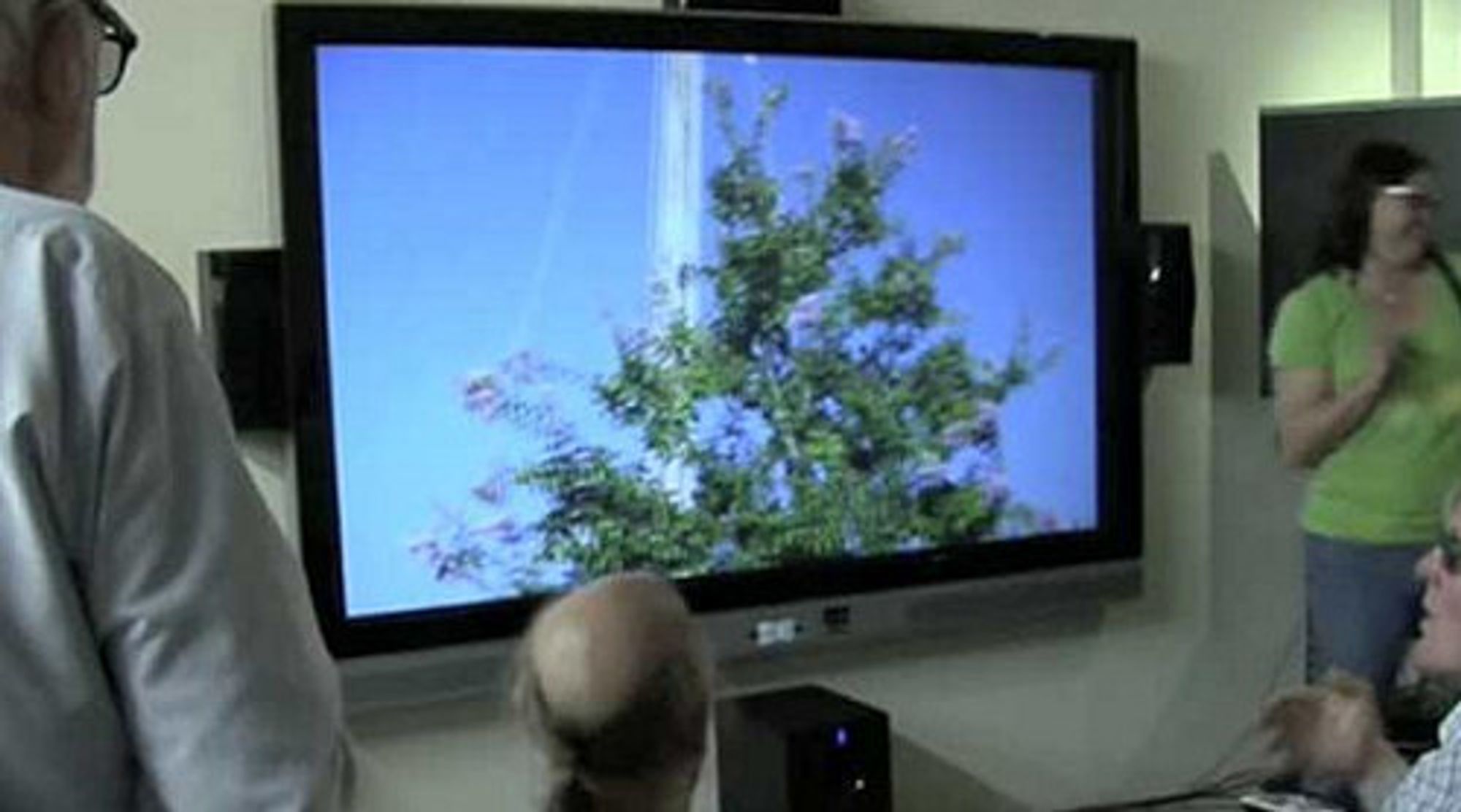 HDIs 100-tommers 3D-laser-TV
(Foto: abclocal.go.com)