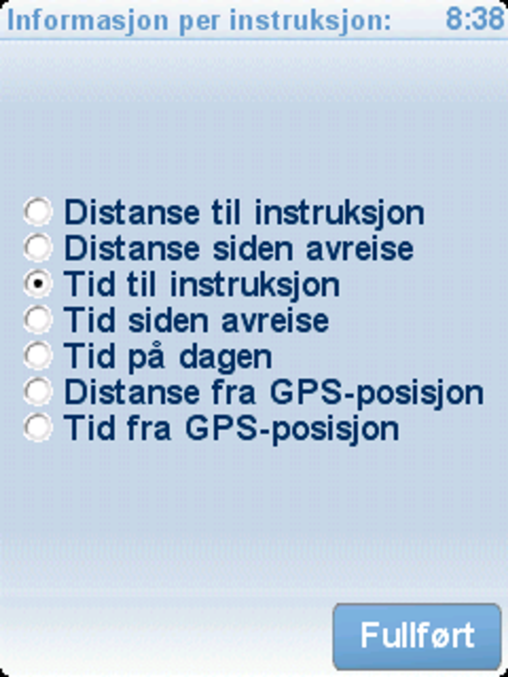Du har rikholdige innstillingsmuligheter.