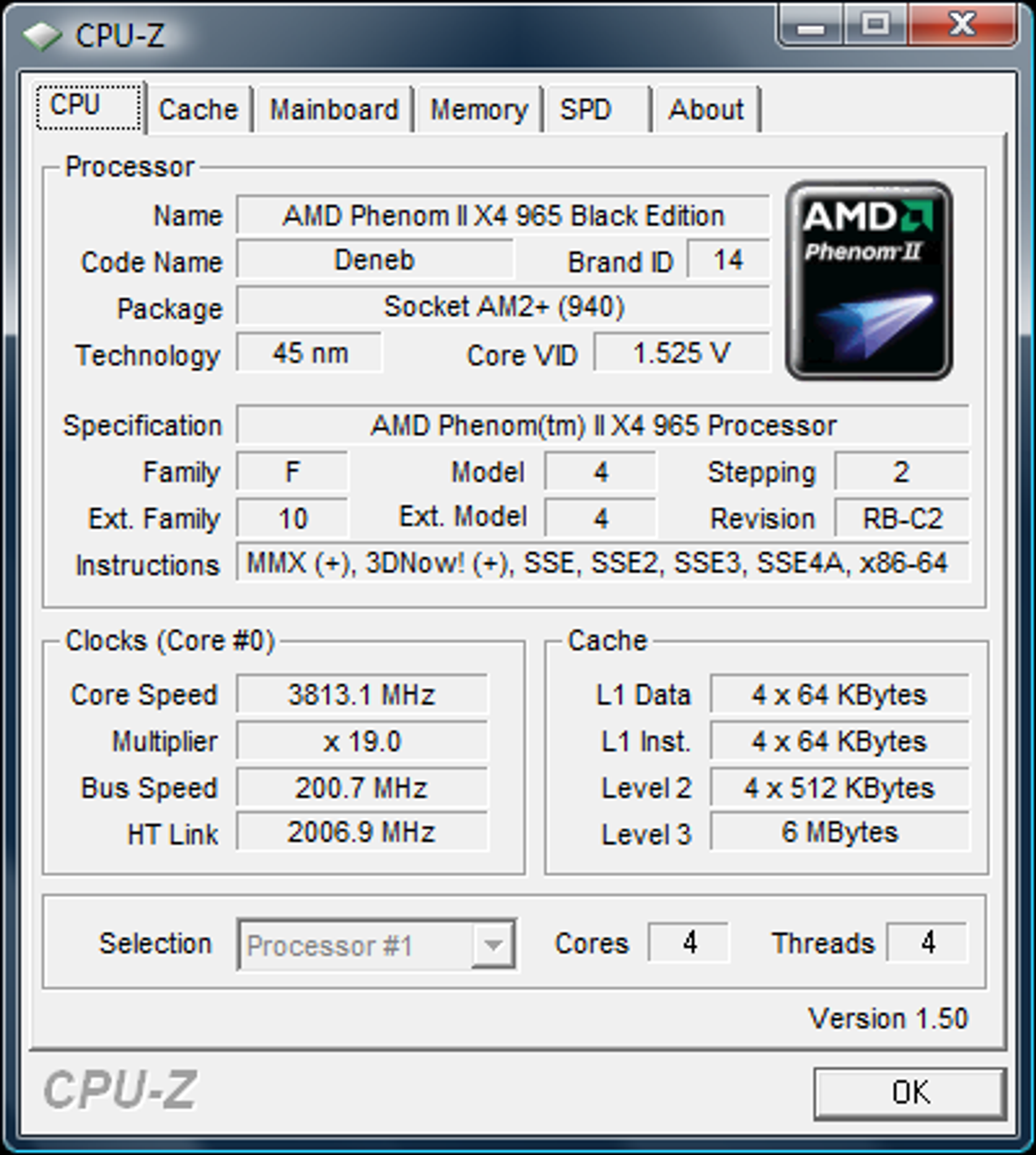 Phenom II 965 BE - overklokking