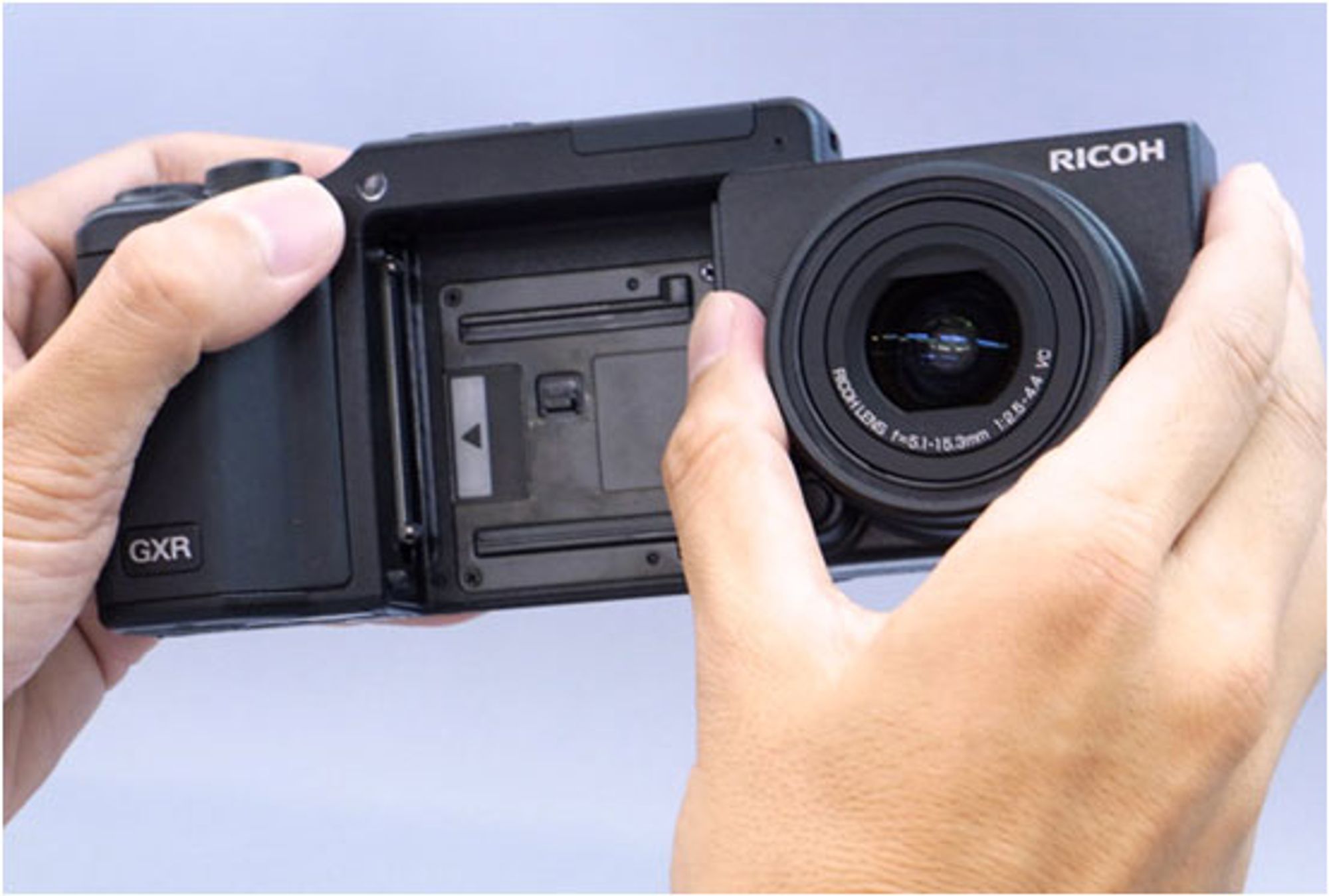 Modulært kamera. Bytt ut både optikk og bildebrikke.