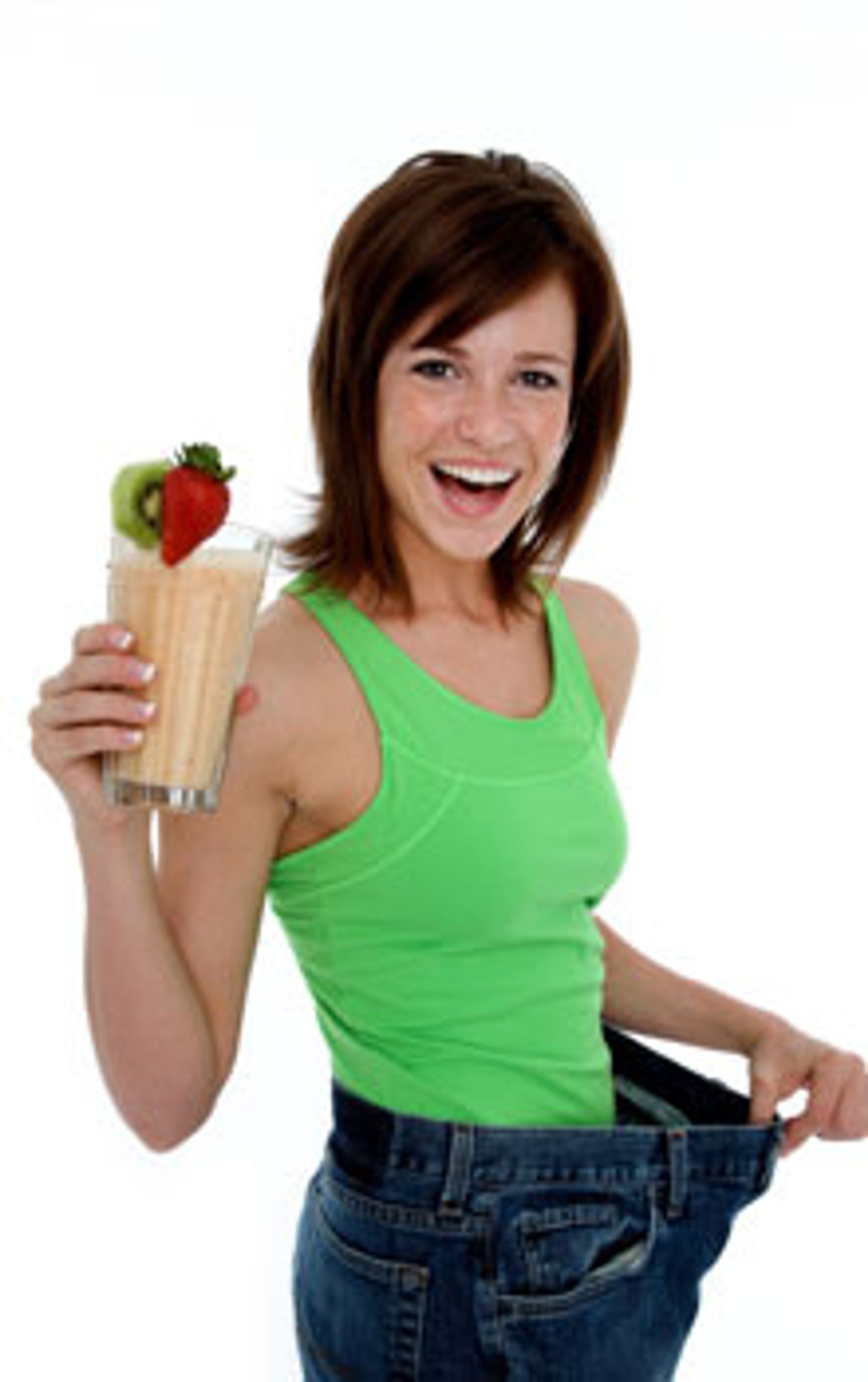 Gå ned i vekt med smoothie om morgen og om kvelden! Holder deg mett og du får i det masse god frukt. Foto: Istockphoto.com