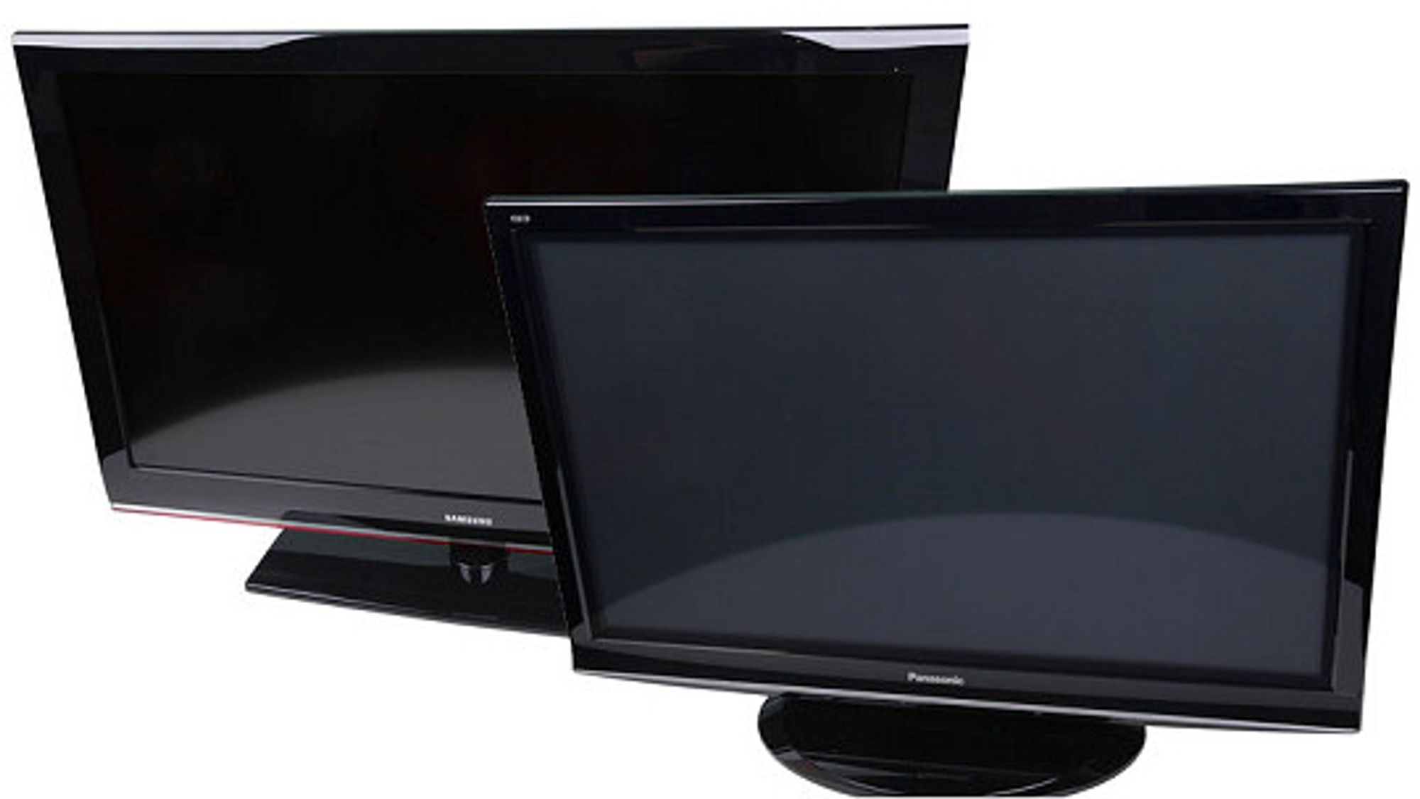Gode TV-er til overkommelig pris: Samsung LE46B535 og Panasonic P42G10E (h�yre)