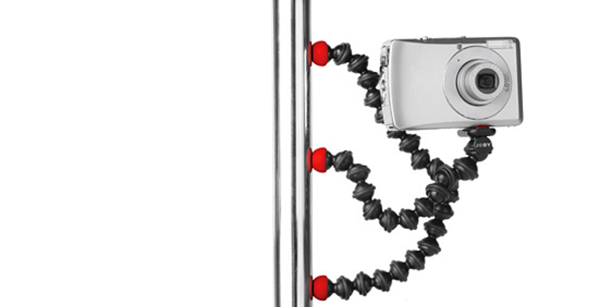 Gorillapod Magnetic muliggj�r vertikal plassering av stativ. (Foto: Joby)