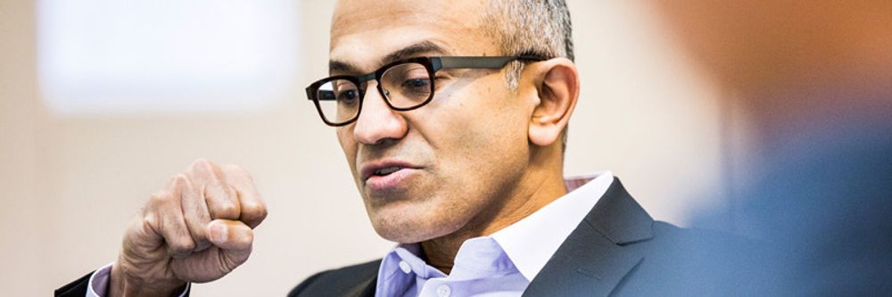Microsoft-direktør Sataya Nadella vil kvitte seg med 12.500 ansatte fra Nokias mobilvirksomhet, som Microsoft kjøpte i april i år.