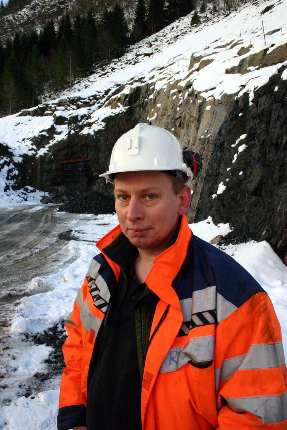 Rune S. Lien er Mestas anleggsleder for de tre tunnelene på Eiksundsambandet.