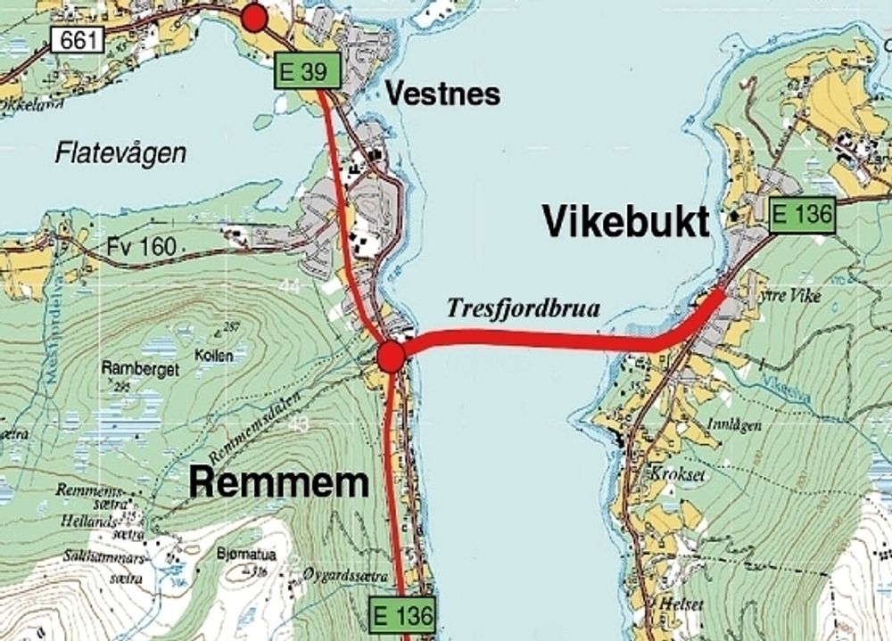 Multiconsult har fått i oppdrag å prosjektere Tresfjordbrua. Vegvesenet tar sikte på byggestart neste sommer.