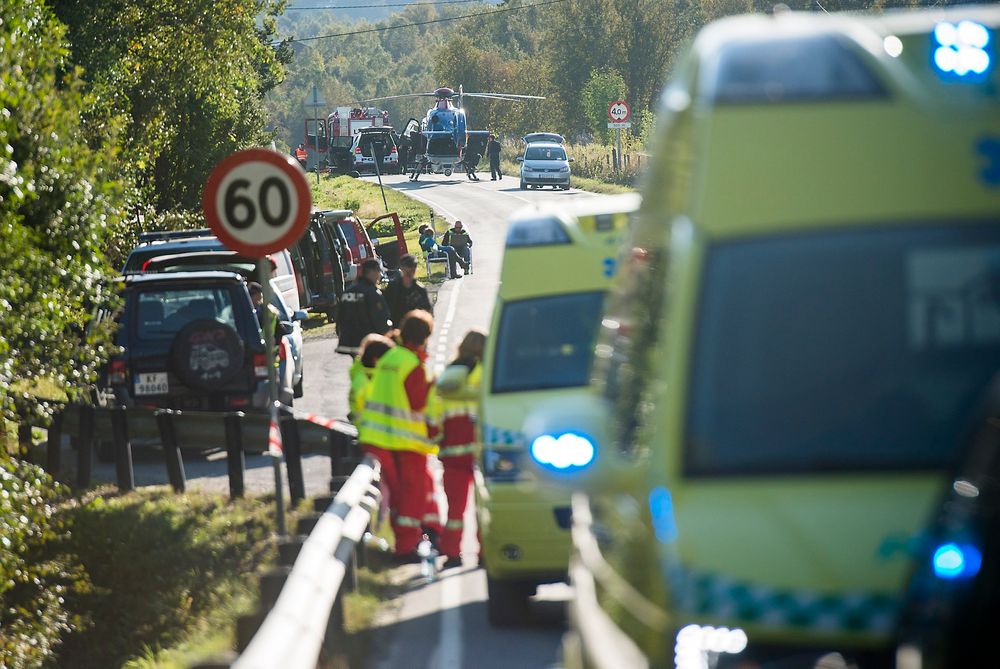 Tre personer omkom i en sprengningsulykke på Geilo 3. september. I den foreløpige rapporten etter ulykken har Arbeidstilsynet funnet en rekke brudd på sikkerhetsbestemmelsene. Foto: Fredrik Varfjell / NTB scanpix