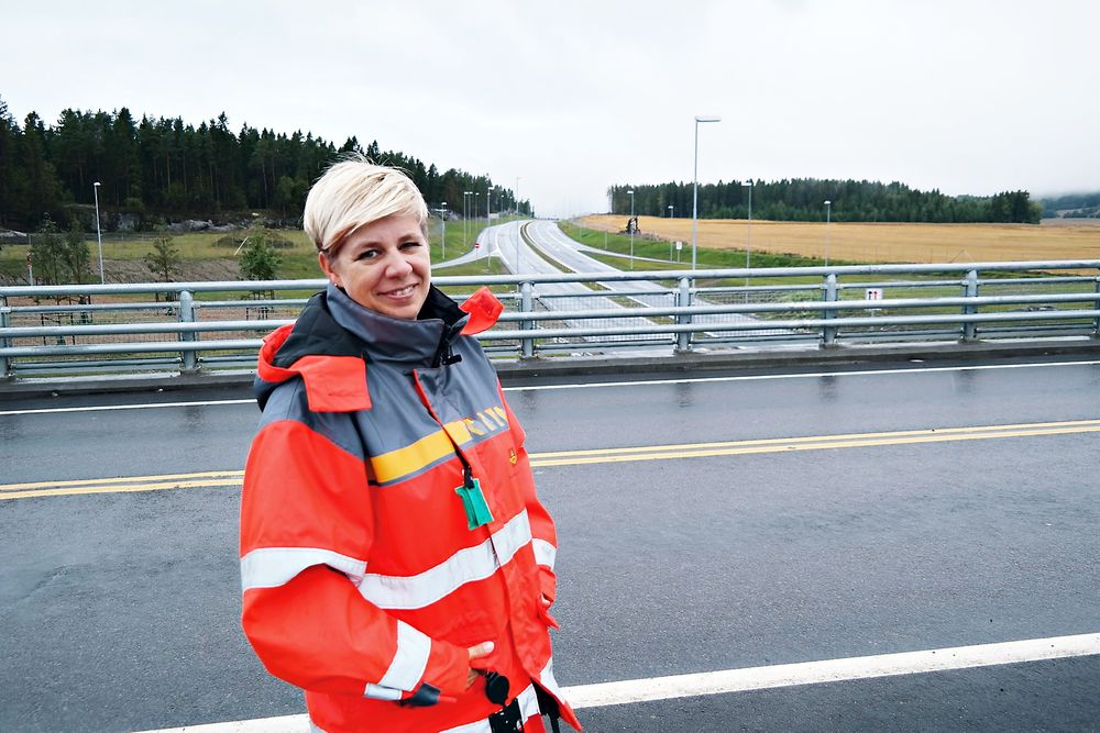 Elin Bustnes Amundsen i Statens vegvesen jobbet tidligere som planleggingsleder for prosjektet, før hun rykket opp til å styre hele prosjektet.
