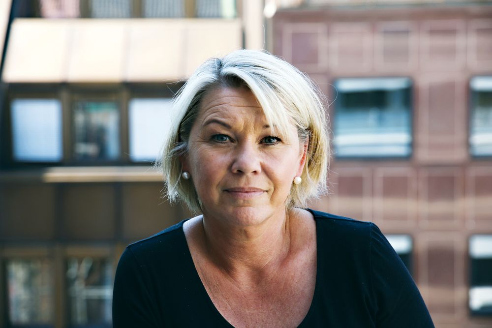 Stålbjelke: «Monica Mæland har ikke ryggrad. Hun har en stålbjelke,» skrives det på Twitter om næringsministeren. Foto: Per-Ivar Nikolaisen