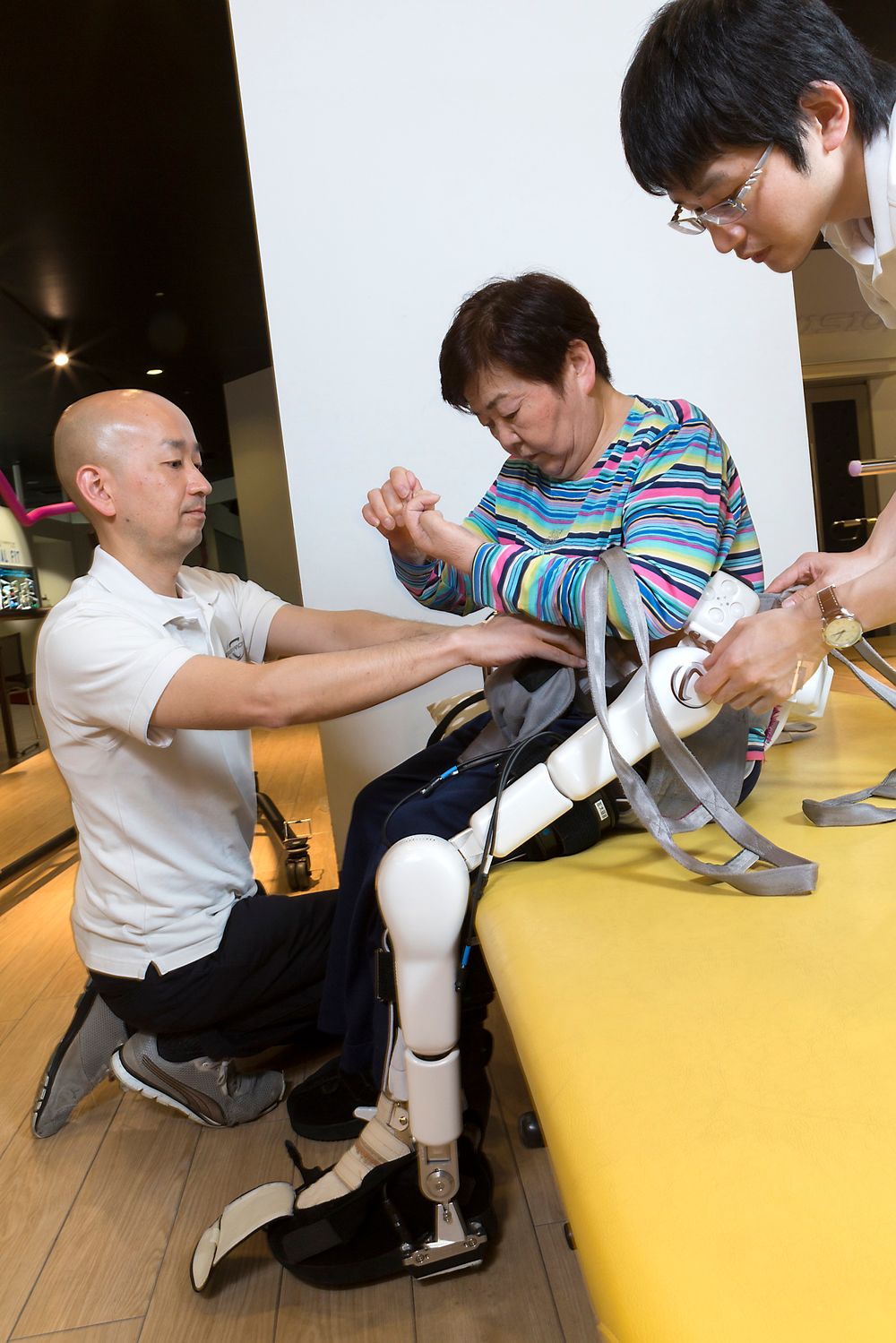Hybrid Assistive Limb, Robot Suit HAL tillverkad av Cyberdyne, Japan NOT FOR COMMERCIAL USE UNLESS PRIOR AGREED WITH PHOTOGRAPHER. (Contact Christina Sjogren at email address : cs@christinasjogren.com )