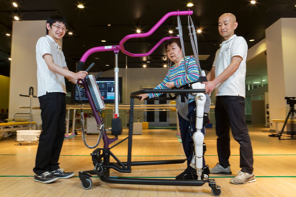 The HAL, Hybrid Assistive Limb, is a cyborg-type robot, by which a wearer‘s bodily functions can be improved, supported and enhanced. It has been developed by Japan's Tsukuba University and the robotics company Cyberdyne.