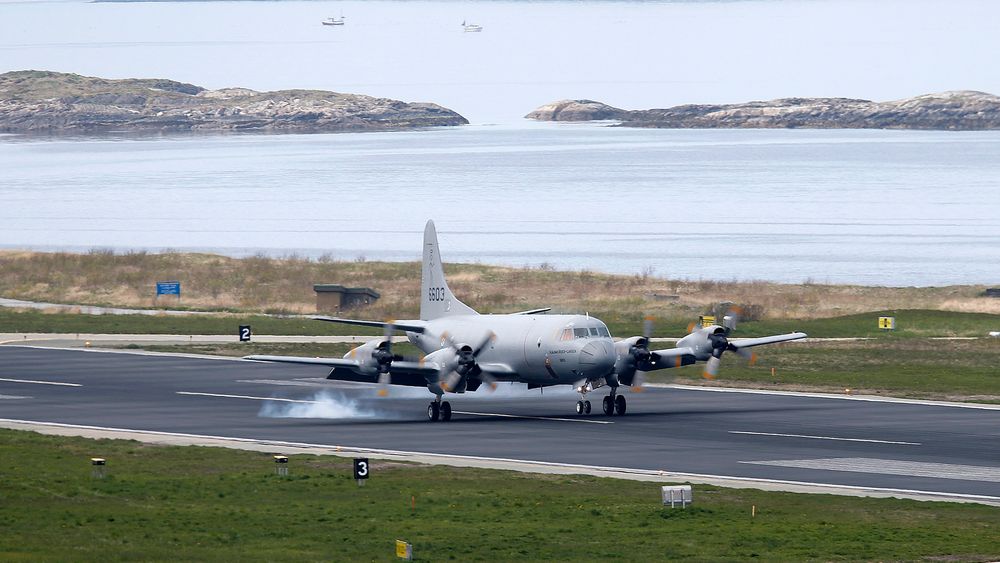 Et P-3N Orion på Bodø under jagerflyøvelsen Arctic Challenge Exercise tidligere i år. Flyet er oppkalt etter Luftforsvarets første sjef, Hjalmar Riiser-Larsen. 