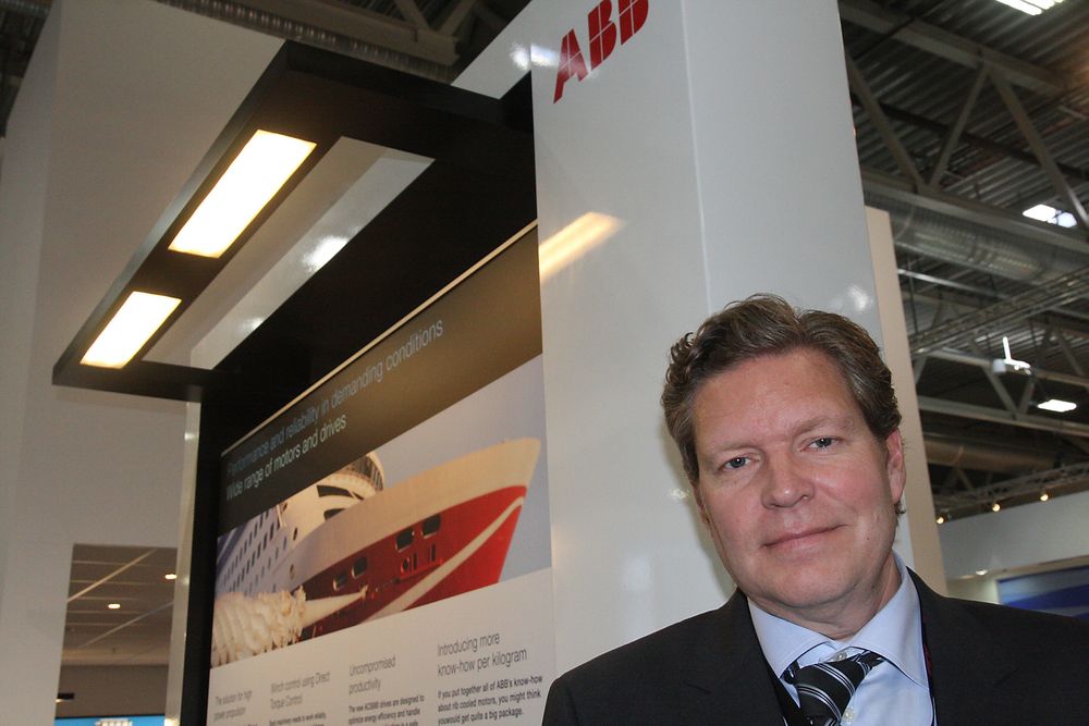 Salgsdirektør for marin LNG i ABB, Gisle  Kevin, ser et marked i vekst. 