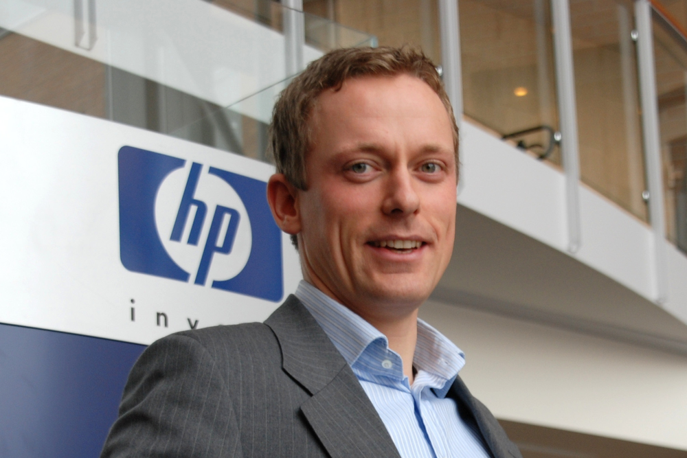 Amund Hamre avbildet som fersk markedssjef for HP Norges pc-er til konsument en gang i 2007.