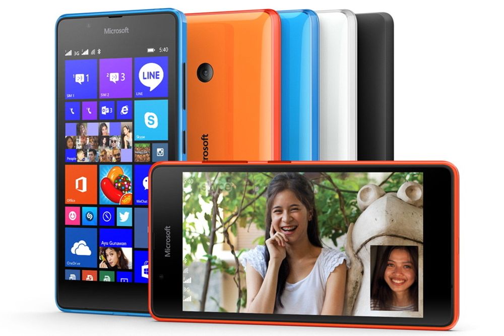 Det er de billigere variantene av Lumia som Microsoft har størst suksess med. Denne Lumia 540-utgaven kommer først i salg i mai.
