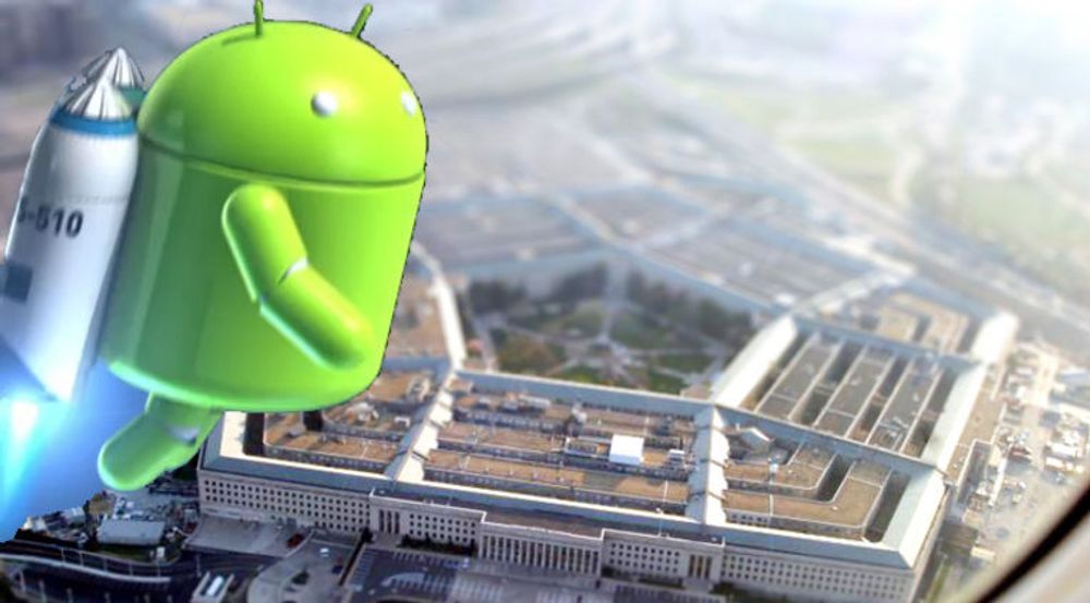 Android er klar til å innta Pentagon. En av grunnene er at systemet distribuers som åpen kildekode, i motsetning til Apple iOS.