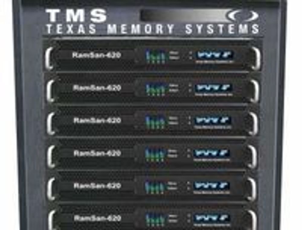 RamSan-620 er verdens raskeste og største SSD-system, ifølge Texas Memory Systems.