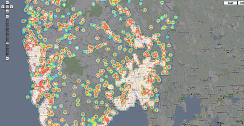 Zoom inn på kartet og se hvor Norges rikeste bor.