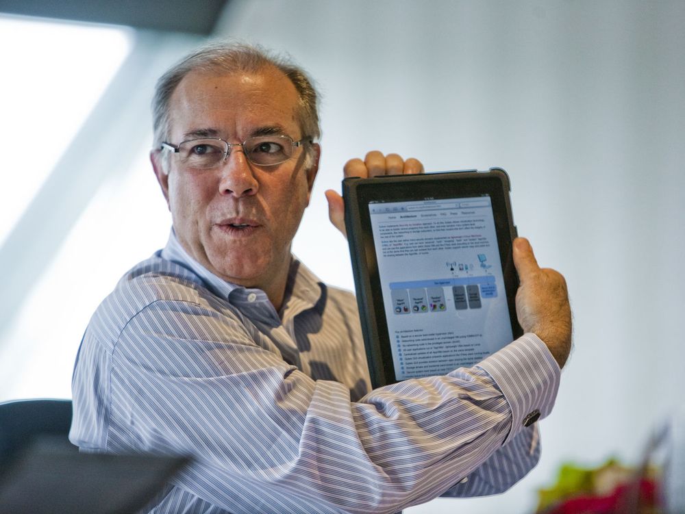 Citrix-sjef Mark Templeton er blant de mange lederne som sverger til iPad. Citrix har også bidratt med løsninger som gjør iPad til et produktivitetsdrivende redskap.