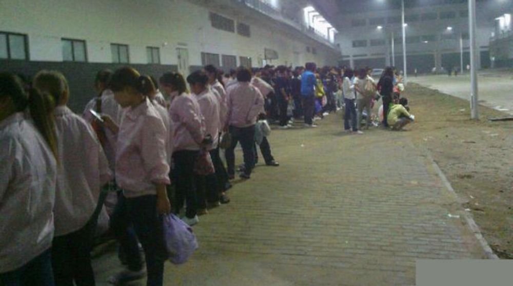 Streiken ved Foxconns anlegg i Zhengzhou omfattet 3000 til 4000 arbeidere og kvalitetskontrollører.