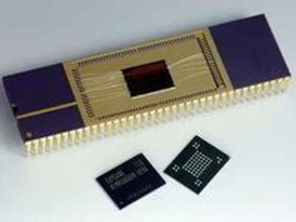 This handout picture released by Samsung electronics shows memory chips dubbed Flex-OneNAND. Samsung Electronics Co., South Koreas largest electronics company, said that it has developed a memory chip whose data transfer speed and storage capacity can be adjusted through software by individual users. AFP PHOTO/HO/Samsung Electronics      RESTRICTED TO EDITORIAL USE (Photo credit should read STR/AFP/Getty Images)