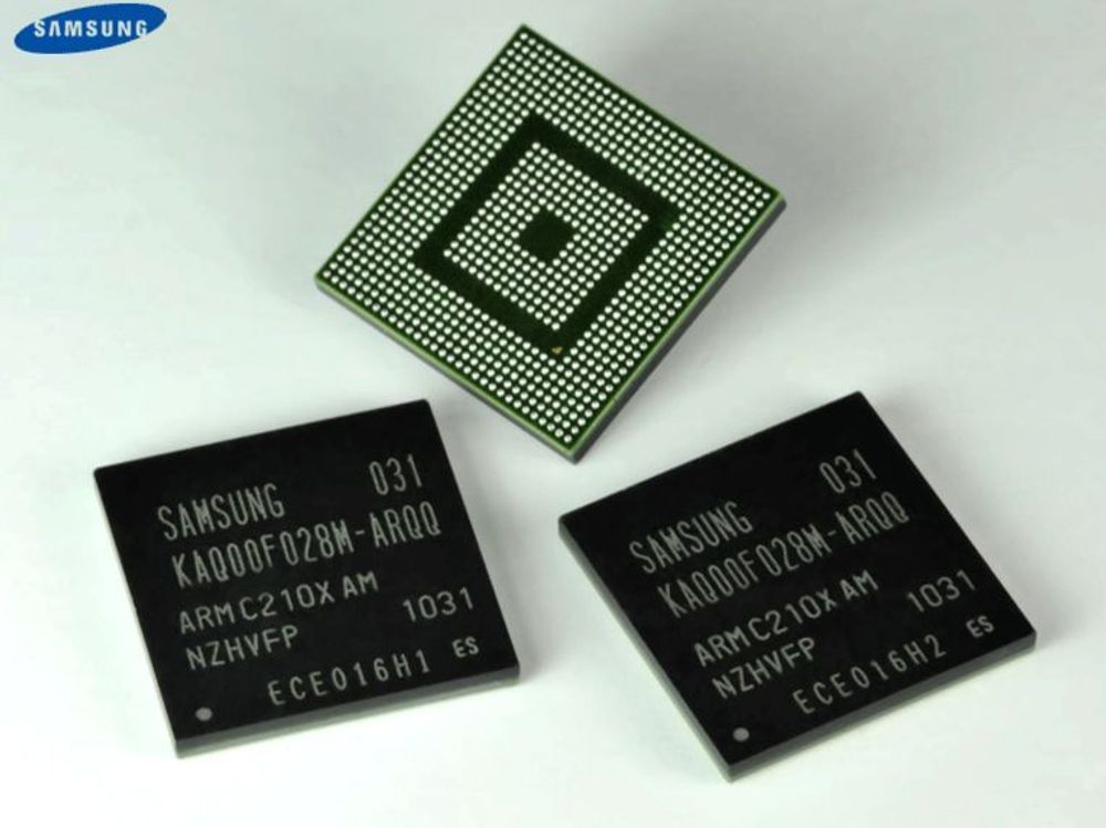 Samsungs Orion-prosessor, som er basert på to ARM Cortex A9-kjerner.