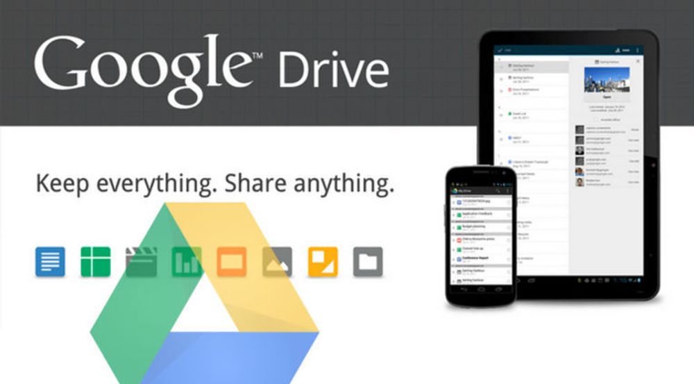 Google Drive rulles nå ut. Tjenesten erstatter Google Docs men fungerer også som en skybasert lagringstjeneste, med synkronisering mot blant annet PC og Mac.
