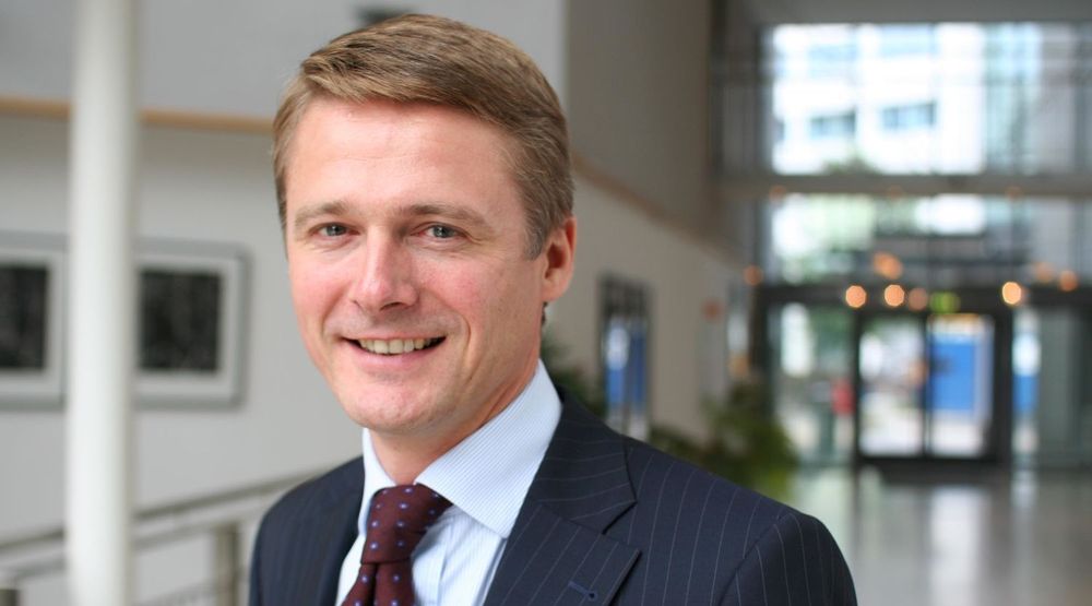 Michael Ramm Østgaard, sjef for SAPs virksomhet i Norge, kan vise til sterk vekst i første kvartal. Veksten var tosifret som følge av god etterspørsel etter forretningsapplikasjoner.