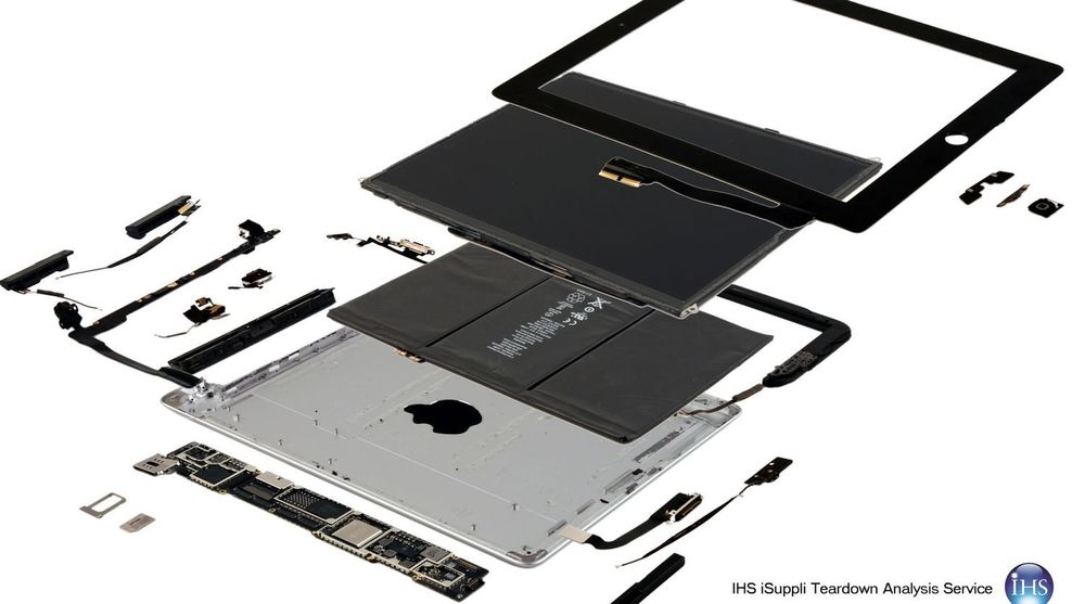 I en tilfeldig valgt iPad kan opptil 50 prosent av komponentene stamme fra Samsung, en av Apples argeste konkurrenter.