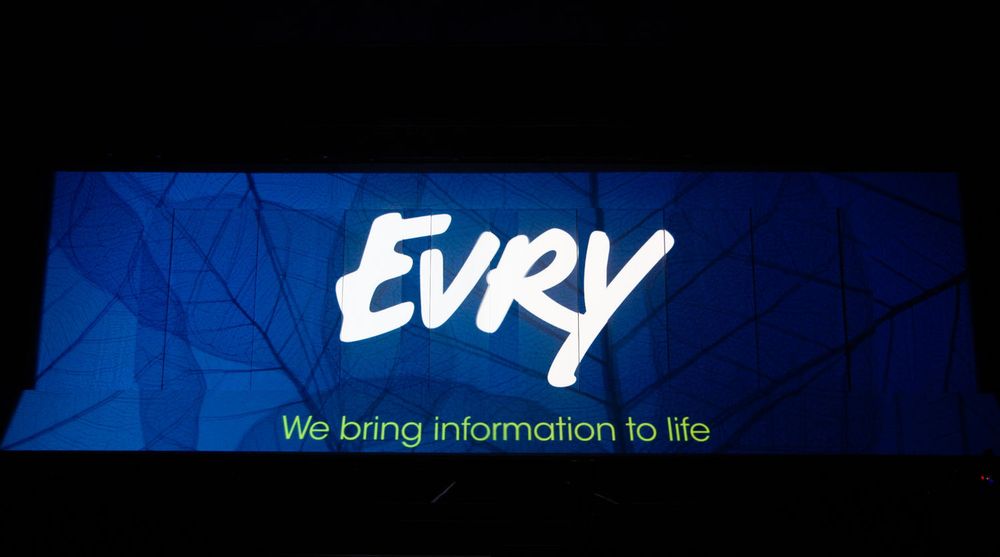 På et stort arrangement lørdag kveld fikk EDB Ergogroup sitt nye navn, Evry.