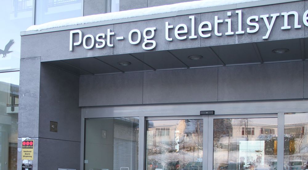 Post- og teletilsynet, her representert ved inngangspartiet ved kontoret i Lillesand i fjor vinter, vil ikke tillate Tele2 å finansiere et landsdekkende mobilnett ved bruk av økte termineringspriser. 