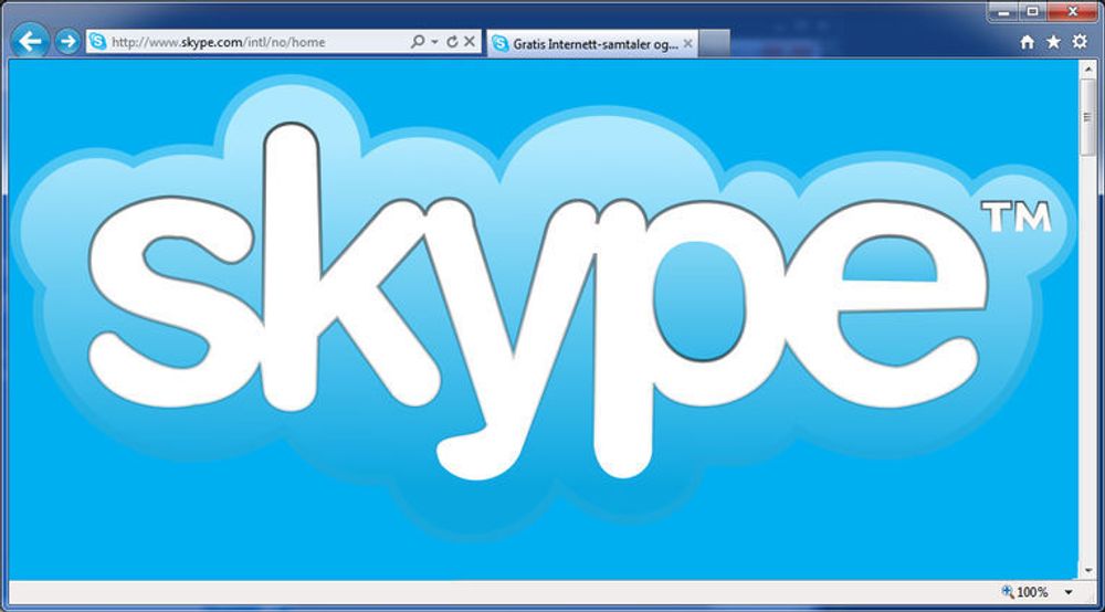Trolig vil Skype i framtiden kunne brukes direkte i nettlesere som Internet Explorer.