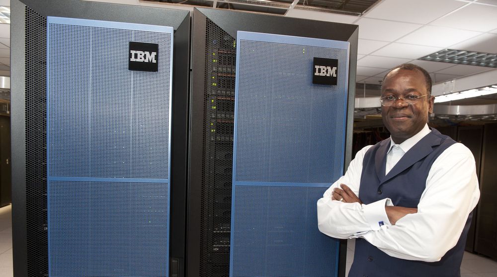 Rodney Adkins,direktør med ansvar for IBMs system og teknologidivisjon, står ved siden av selskapets store nye lansering: Pure Systems. IBM har brukt rundt 12 milliarder norske kroner på utviklingen av systemet.