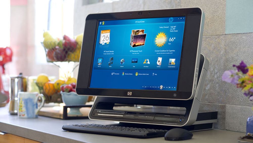 HP Touchsmart tilbyr hjemme-pc-er et langt enklere brukergrensesnitt enn vanlig Vista. Men noen i HP tenker seg at man burde kunne greie seg helt uten Microsofts produkt.
