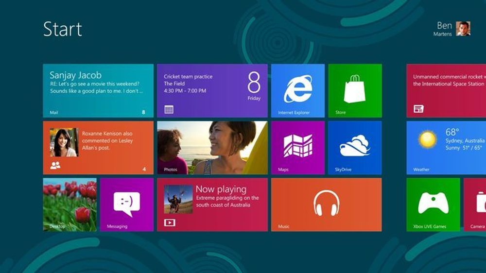 Utvidet støtte for GPU-akselert brukergrensesnitt og applikasjoner i Windows 8 ser ut til bare å gjelde programvare basert på Metro-grensesnittet og WinRT.