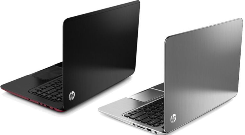 To av HPs nye Ultrabook, hhv Envy (til venstre) og Spectre.