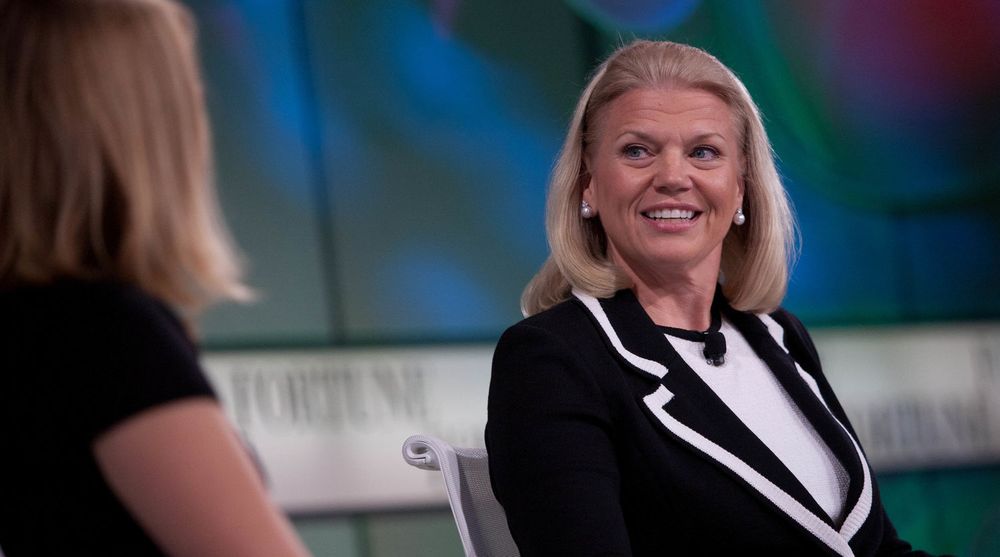 IBMs toppsjef, Ginni Rometty, blir ny styreleder i selskapet etter at Sam Palmisano takket for seg. Hun er dermed den første kvinnelige toppsjef og styreleder i det mektige IT-selskapet.
